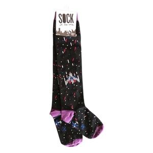 Sock It To Me Womens Knee High Atari Video Game Socks